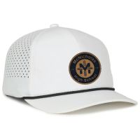 OC551PF- McNicholas Rockets Est 1951 Cap, White/Black Cord